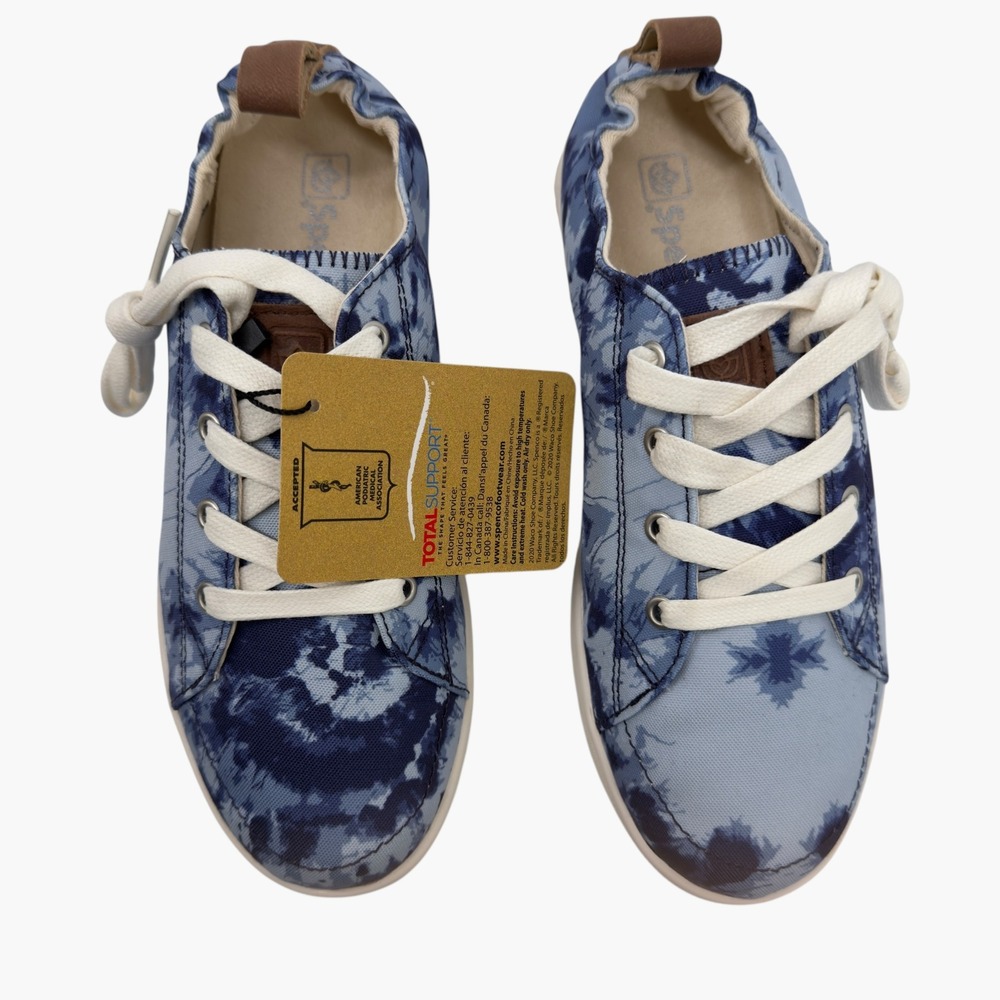 Spenco Blue Tie Dye Santa Clara Sneaker Size 6.5 - Picture 4 of 6